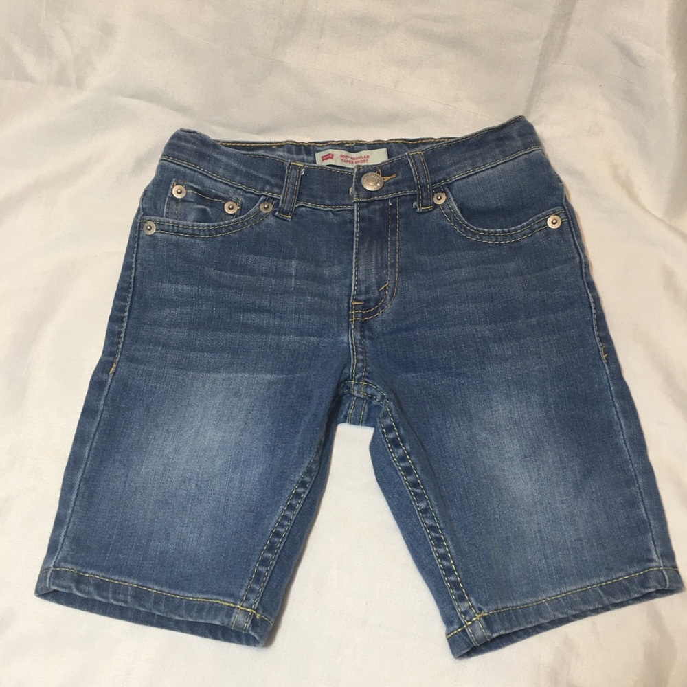 Youth Levis 502 Midwashed Jean Shorts